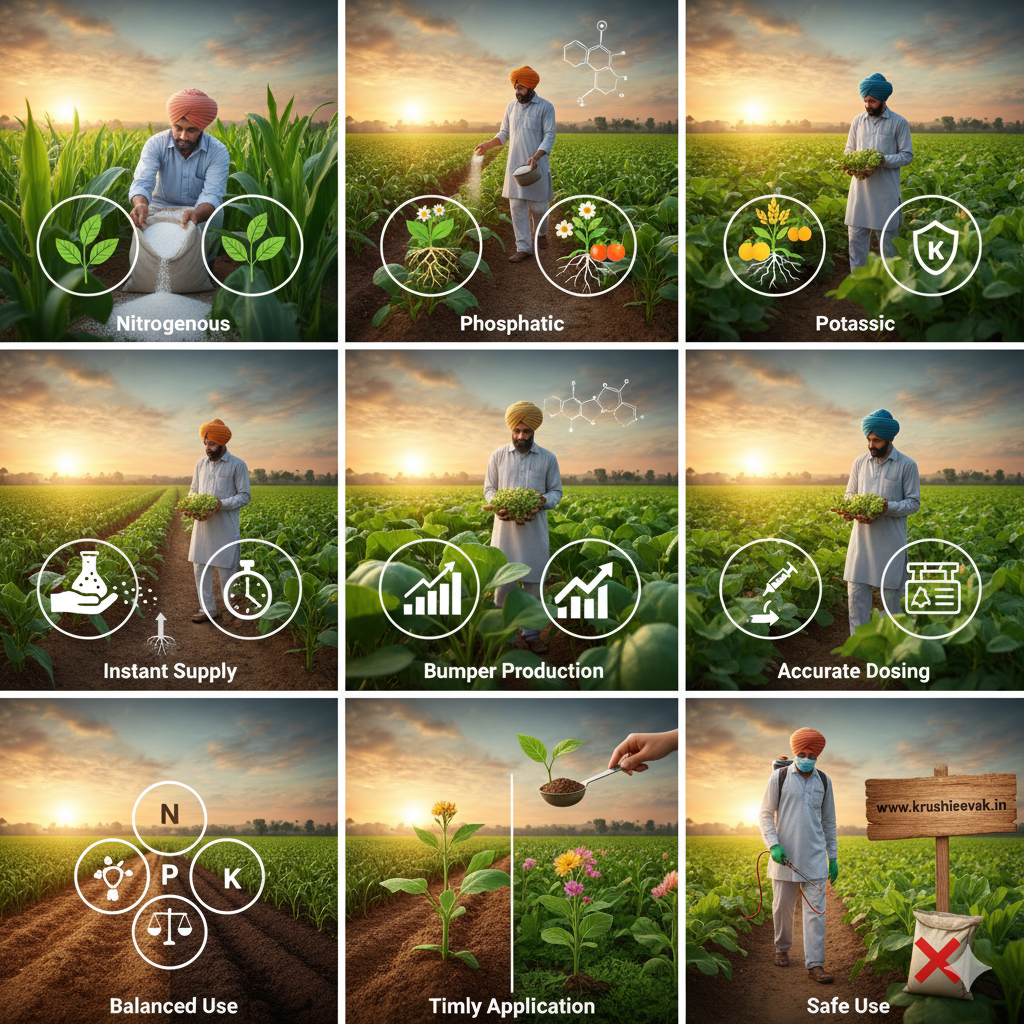 रासायनिक खते (Chemical Fertilizers): उपयोग, फायदे आणि योग्य वापर