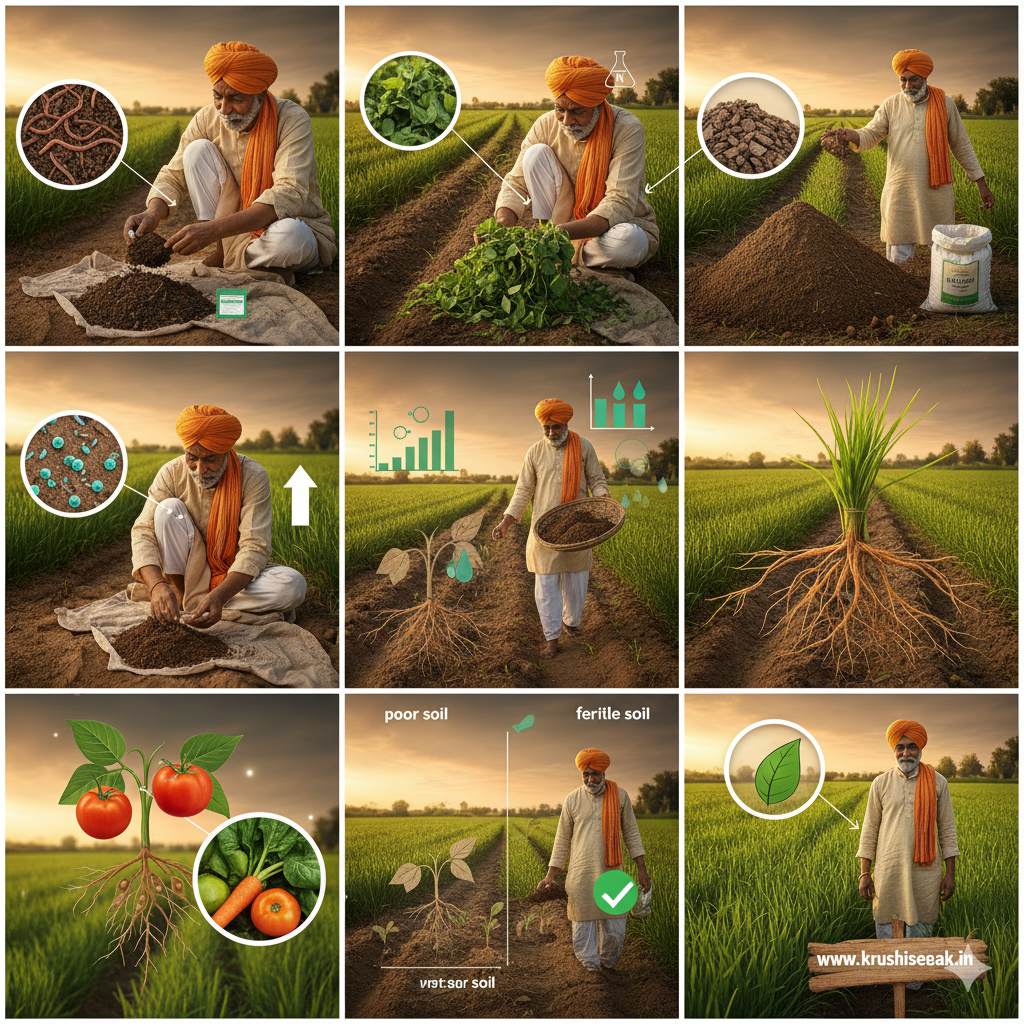 सेंद्रिय खते (Organic Fertilizers): जमिनीचा खरा आधार! उपयोग आणि फायदे