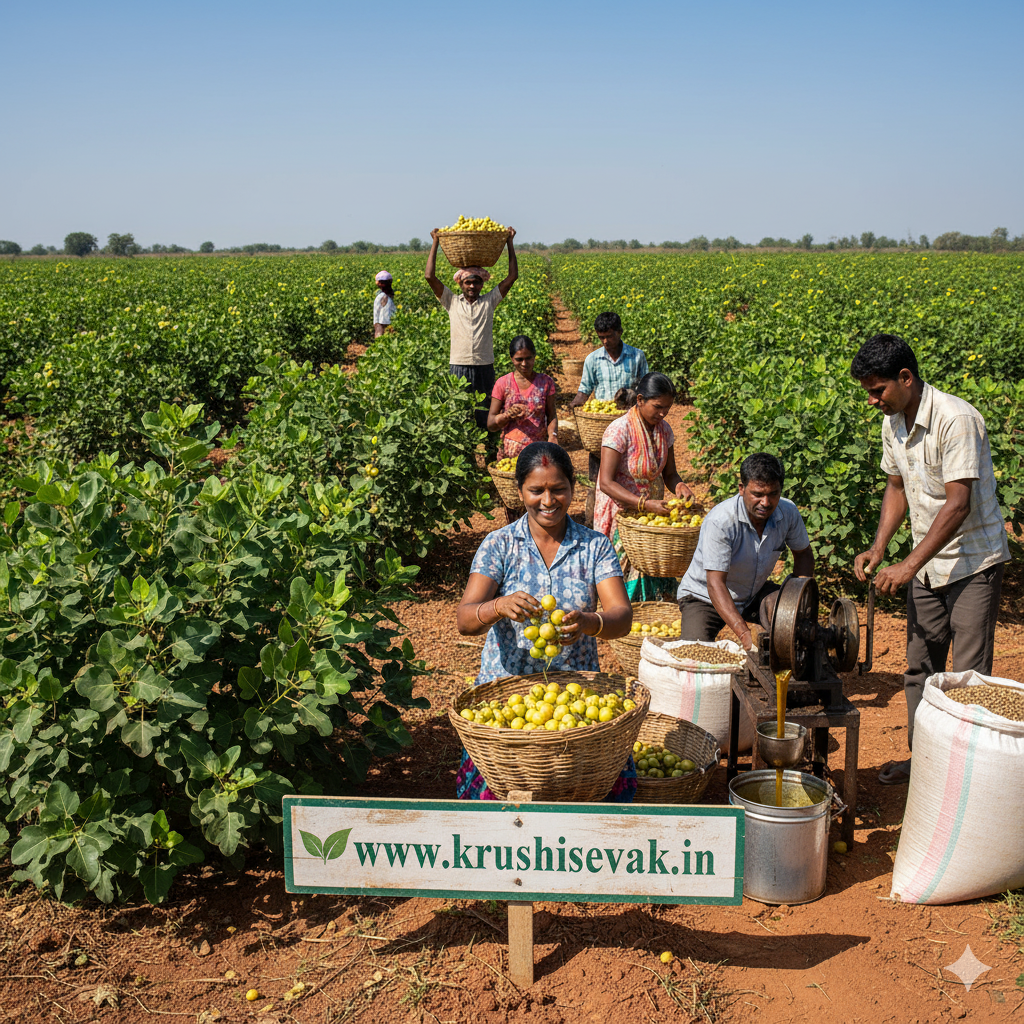 ​🌿 Joint Business for Farming: Jatropha Cultivation from Planting to Harvesting Information
